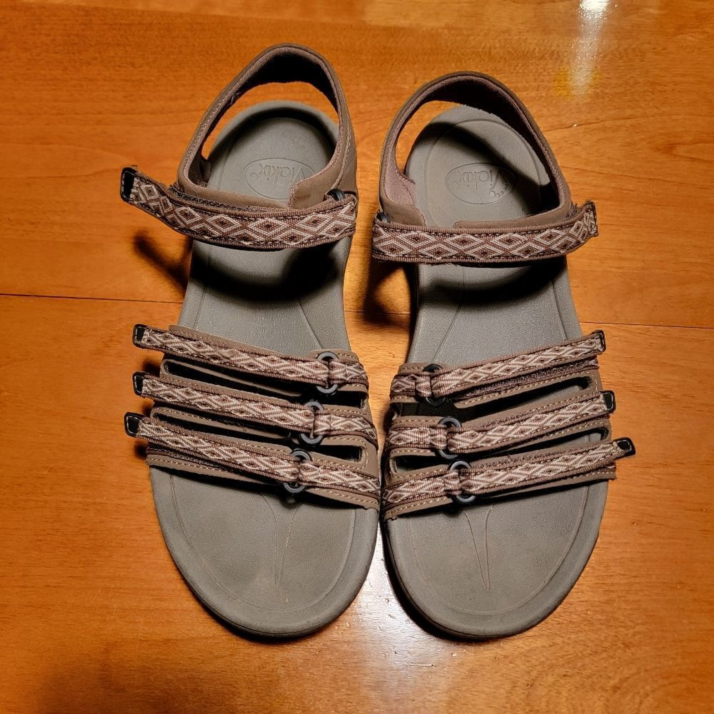 Viakix Napali Hiking Sandals Brown Womens size 9